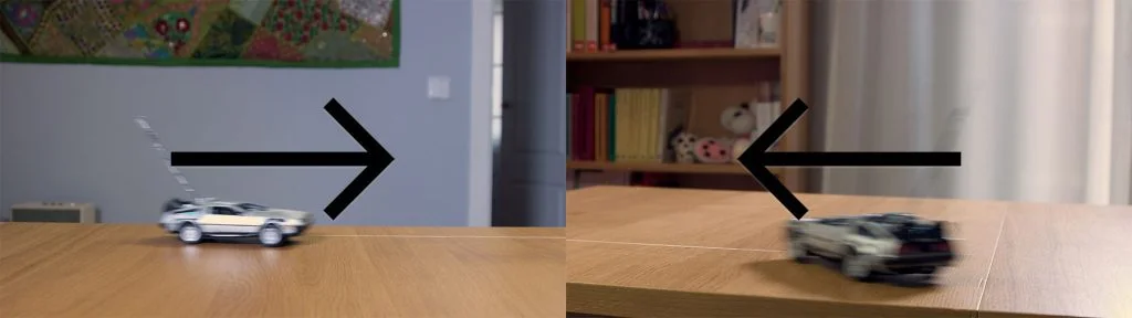 salto de eje en el audiovisual